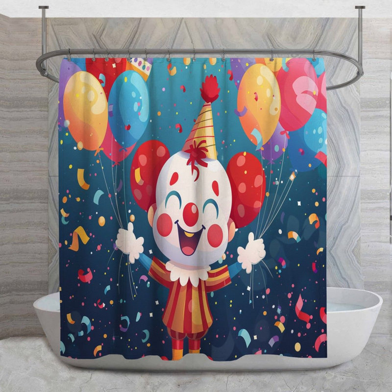 Louby Shower Curtain, 84" H x 70" W