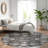 Machine Washable Indoor/Outdoor Cicel ACN1156 Charcoal Rug-100247660