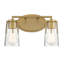 Éclairage pour salle de bain 2 lumières Savoy House Sacremento en nickel satiné-2065573177-2136726773-2136726778