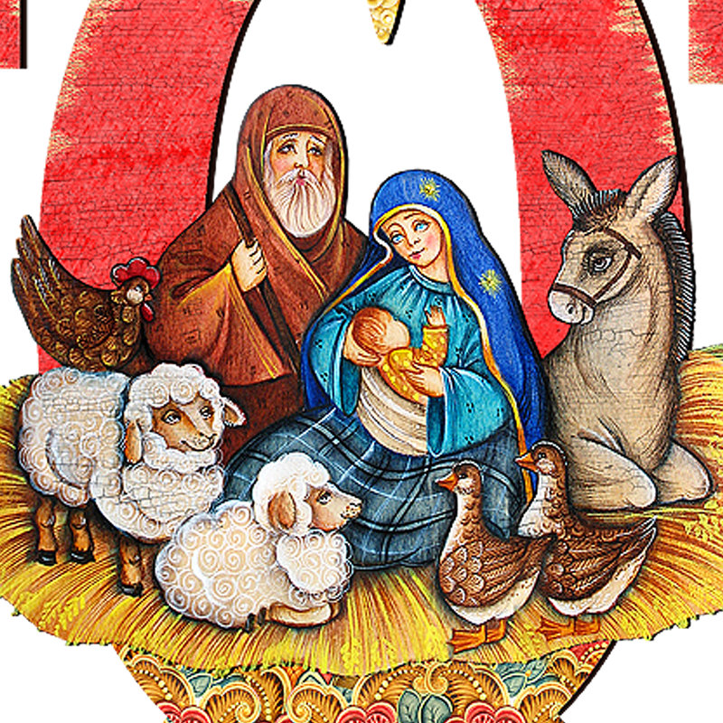 Cintre de porte en bois joy crèche par g. debrekht