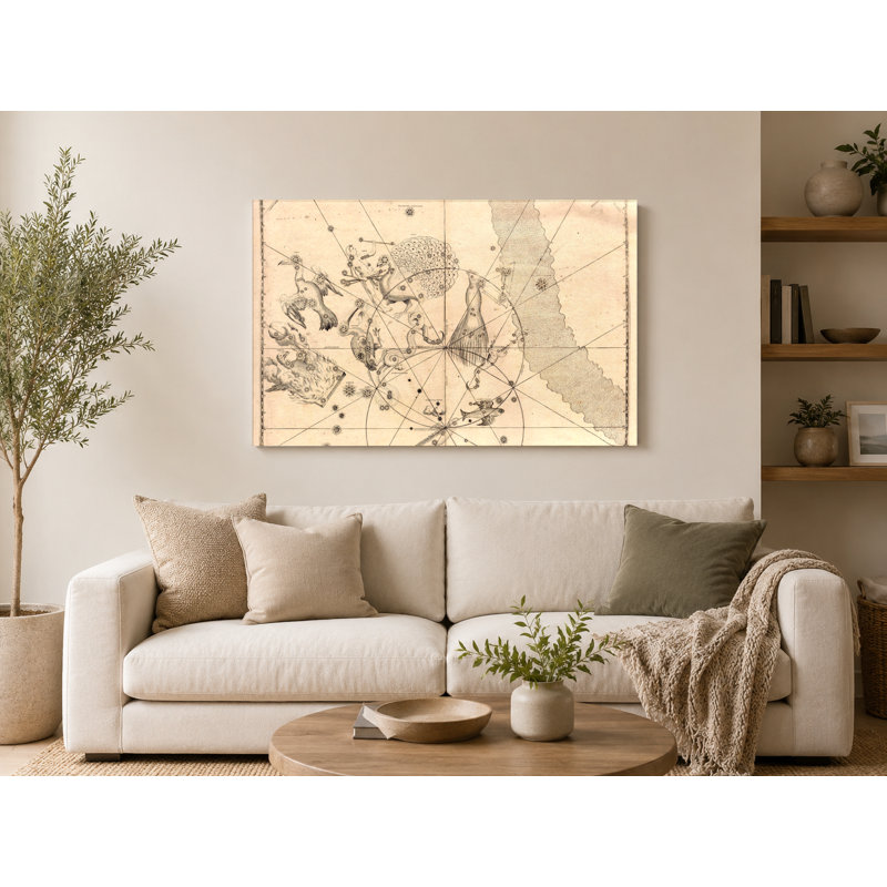 Modbury - Southern Constellations (1603) - Paysage, art mural sur toile, 18" W x 12" H