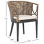 Fauteuil demi-tonneau en coton 22,25 po Bungalo
