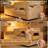 Bamboo Foldable Sofa Armrest Tray With Storage
