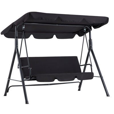 3 Person Porch Swing with Canopy