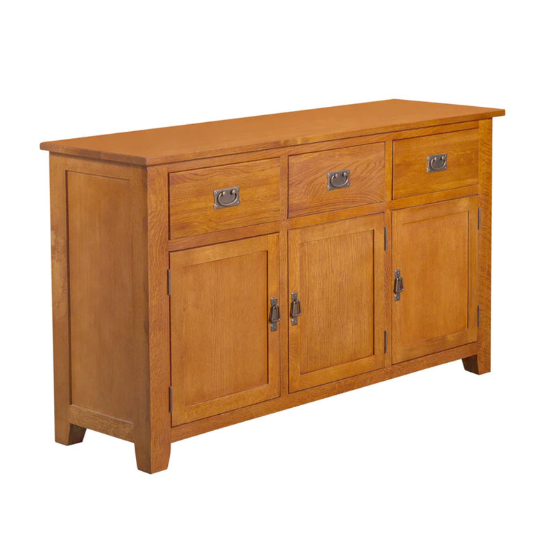 Dyshon 58.5'' Solid Wood Sideboard, Cherry