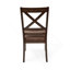 Ensemble de 2 chaises de salle à manger, brun