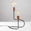 Lampe de table noire 14,17 po Keturah