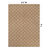 Checkered Sand/Natural Easy-Care Jute-Style Indoor/Outdoor Flat Woven Area Rug-1506320511-1506320497