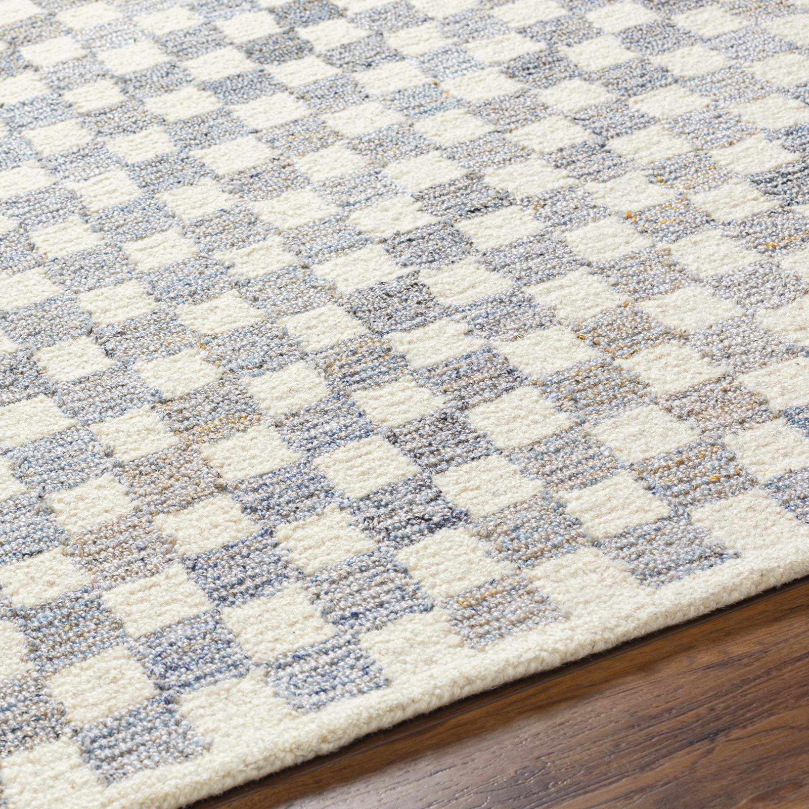 Mariner Hand-Tufted Checkered Rug, Rectangle 2' x 3'