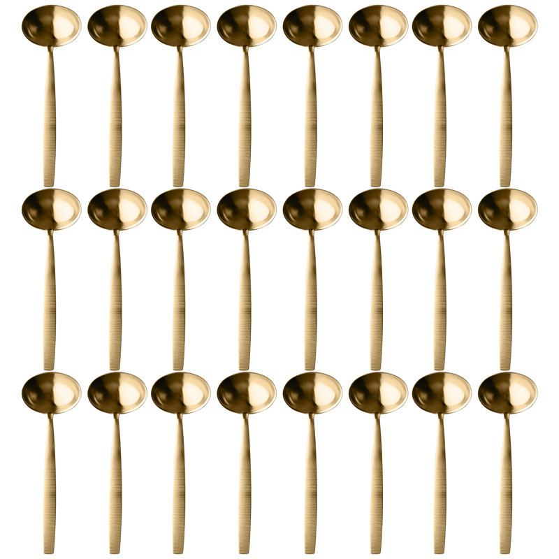 Tigre Ladle - 24 Pieces, Ice Gold