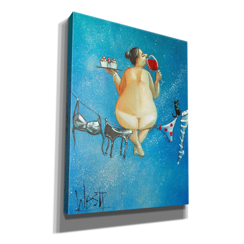 «Out Of This World» par Ronald West, art mural sur toile, H 54 po x l 40 po x P 1,5 po