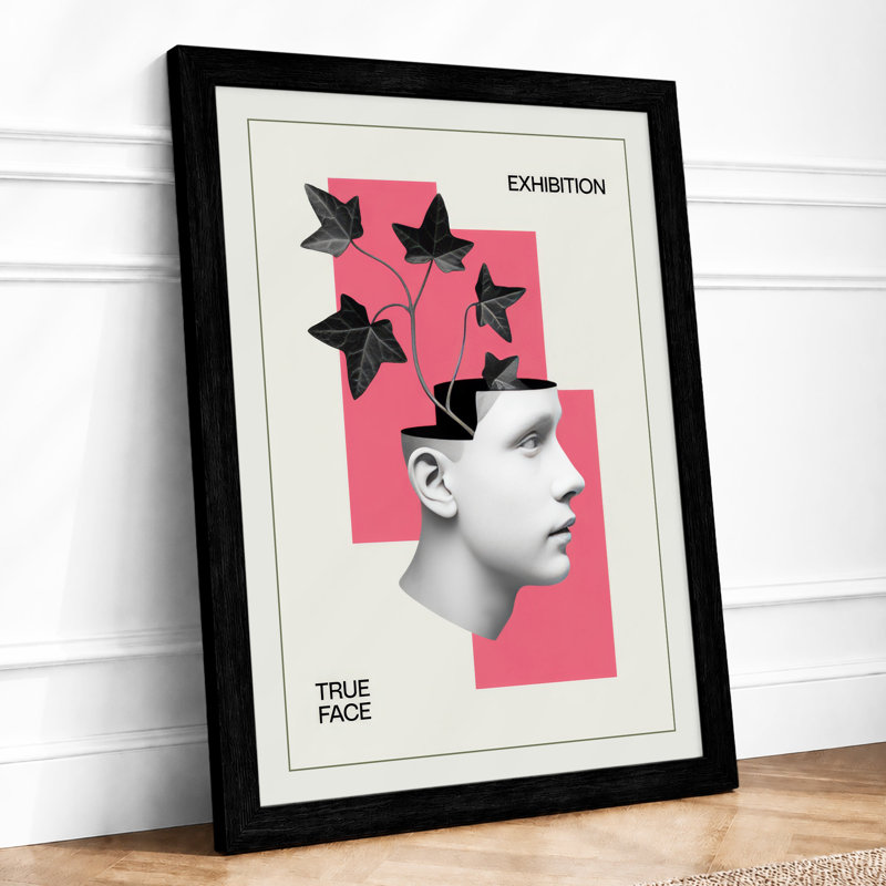 True Face Exhibition Modern - Print, Black, A3 - 42.0 x 29.7 cm