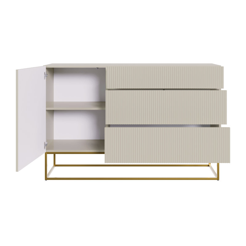 Janel 140cm Sideboard, Taupe