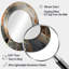 Miroir mural ovale doré et gris à formes modernes minimalisme IV-848072706