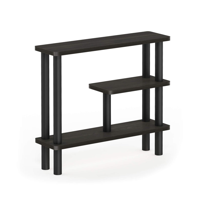 Support de rangement mince, peu encombrant, espresso / noir