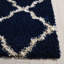 Tapis en polypropylène bleu marine / ivoire-897790316