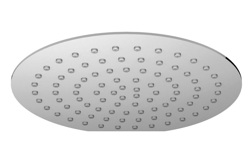 Tête de douche rain, H 0,08 po x l 10 po x P 10 po, Chrome
