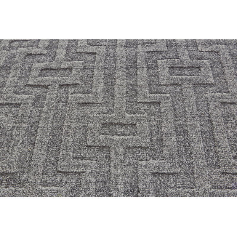 Marcia Viscose Geometric Indoor Rug, Rectangle 2' x 3'