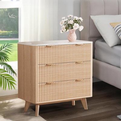 81.3cm W Manufactured Wood Bedside Table