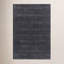 Tapis bleu uni en laine tissée à la main Nori 10 pi x 14 pi-1682492821
