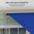 153.6"L x 117.6"W motorized retractable awning