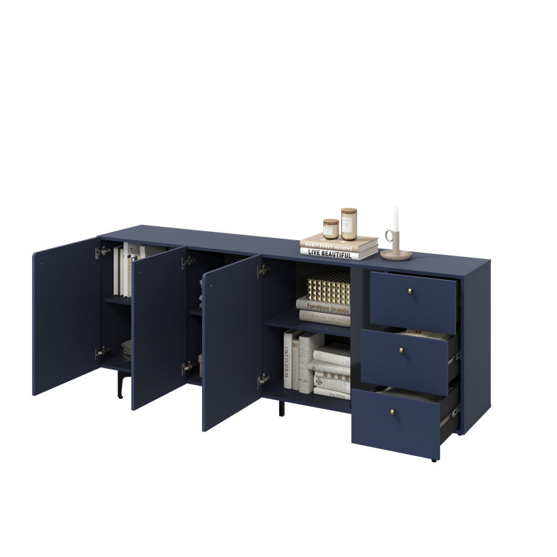 Spar 200cm Sideboard, Blue