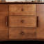 Buffet Mid-Century moderne avec 3 tiroirs et tablette réglable