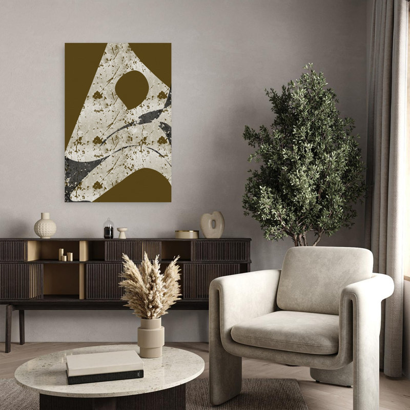 Art contemporain, art contemporain abstrait, H 36 po x l 24 po