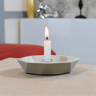 Porte-bougie de table Aluminium 12 po