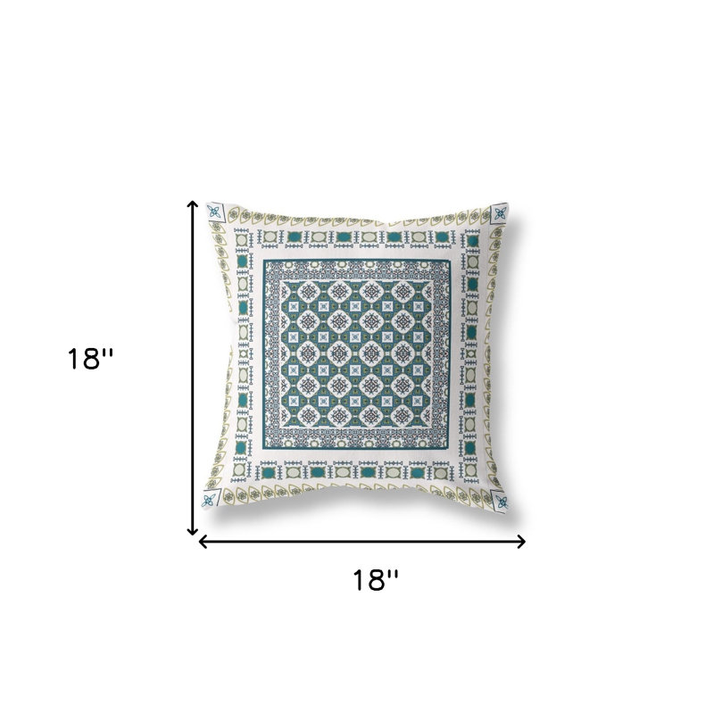 Coussin décoratif 18 po x 18 po Broadcloth