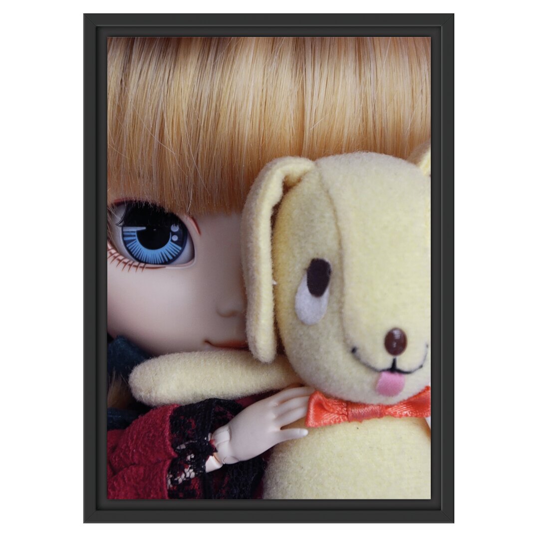 Gerahmtes Wandbild Rotkäppchen-Pullip