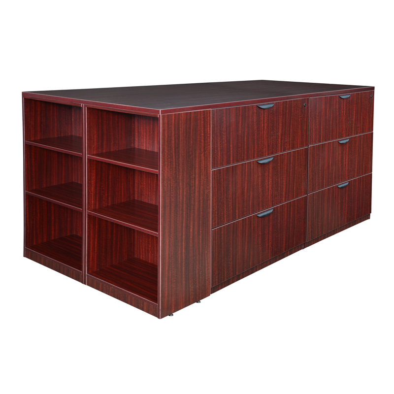 Nebih Standing desk, Mahogany