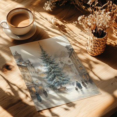 Reproduction d'art lueur de Noël