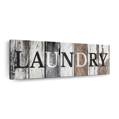 Impression sur toile  Rustic Laundry