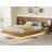 Fluted Nightstands Set Of 2, With Curved Profile Design, End Table W/Storage, Bedside Table For Bedroom, Living Room-1302898125-1283398316