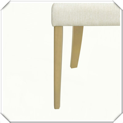 2-Piece Armless Dining Chair Sturdy Stylish Durable Comfortable