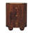 Curved Fluted Bedside Chest
