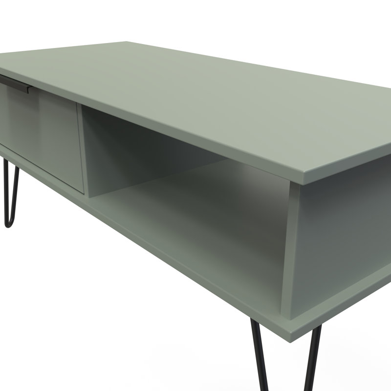 Suhanth 1 Drawer Coffee Table, Green