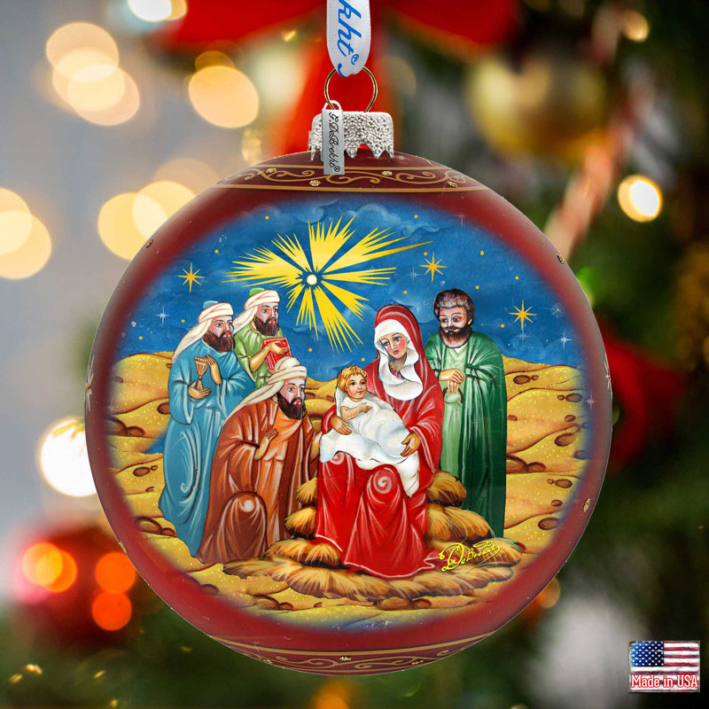 5.5'' Glass Ball Ornament