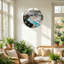 Horloge murale en verre Canyon River-778906242