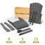 Chaise Adirondack en plastique Alvertia-772534716