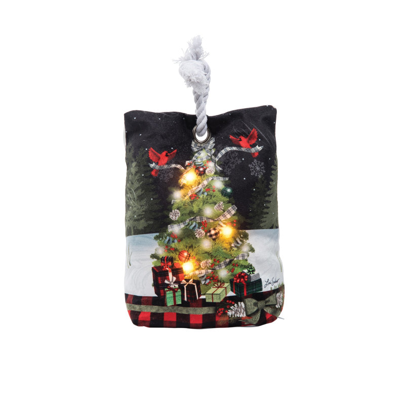 Xmas Tree Memories Light-Up LED Door Stop