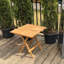 Outdoor Square Teak Side Table