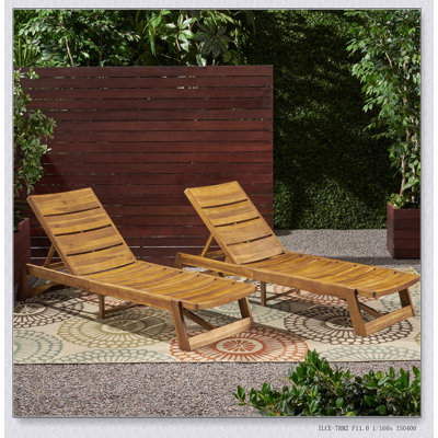 CHAISE Longe (ensemble de 2)