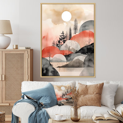 Minimalisme scandinave paysage I - impression