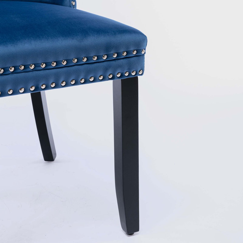 Chaise de salle à manger Ascano, Bleu