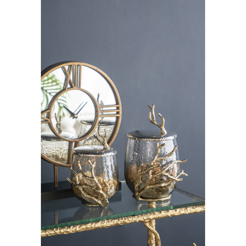 Gertje Decorative Urns & Jars, 10.7" H x 7.5" W x 6.5" D