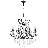 8-Light Retro Luxury Crystal Candle Chandelier