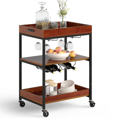 Chrystin 152.4cm Bar Cabinet