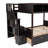 Gurutz Twin over Full 5 Drawer Standard Bunk Bed with Shelves by Harriet Bee-235825666
